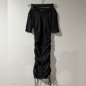 Zara ruched tie dress